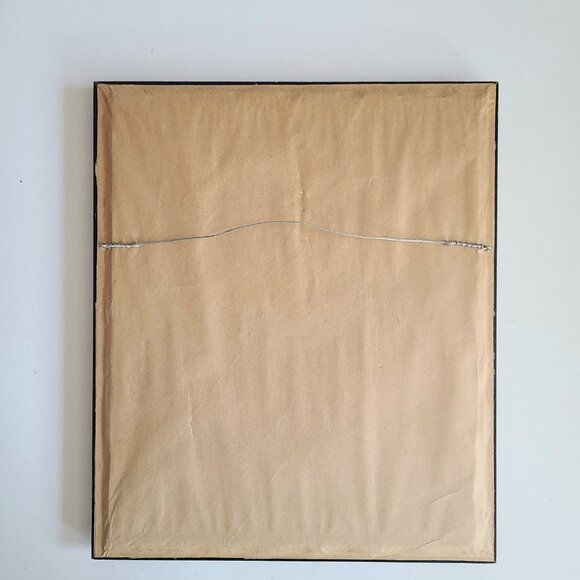 Large framed floral embroidery. - Picture 5 of 5